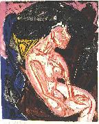 Ernst Ludwig Kirchner Female lover oil painting